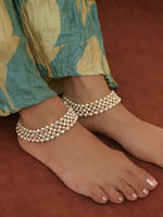 Mansha Anklet Payal-White