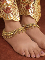 Gunjan Anklet Payal - Golden