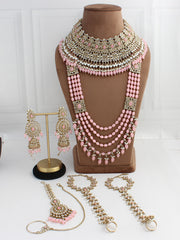 Shreya Bridal Set-Pastel Pink
