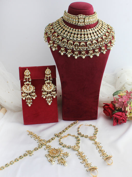 Pranali Bridal Set-White