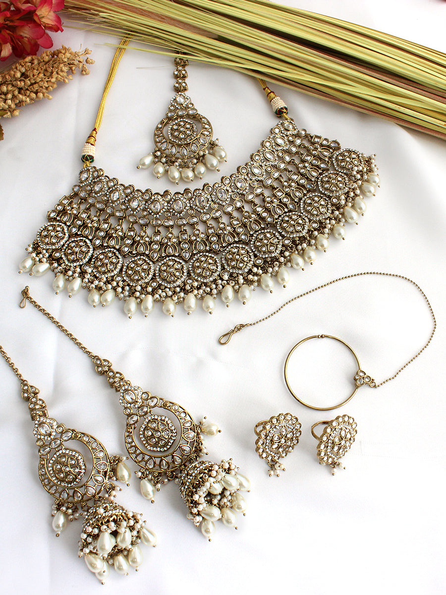 Navira Bridal Set-White