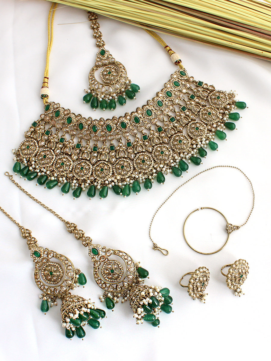 Navira Bridal Set-Green