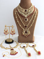 Mirisha Bridal Set-Maroon