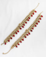 Karuna Bridal Set-Maroon