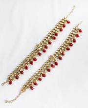 Karuna Bridal Set-Maroon