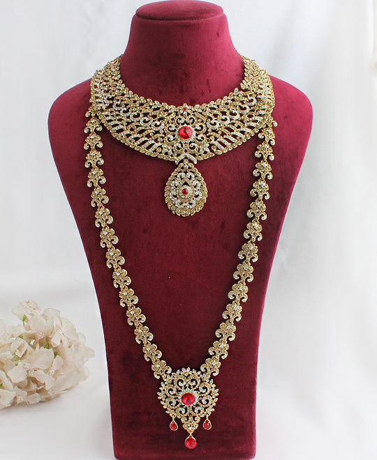 Roshini Bridal Set-Red