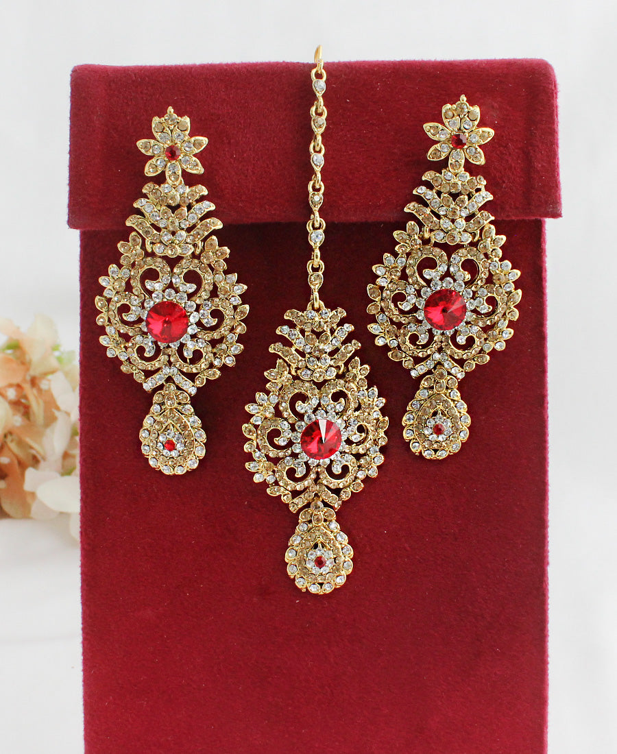 Roshini Bridal Set-Red