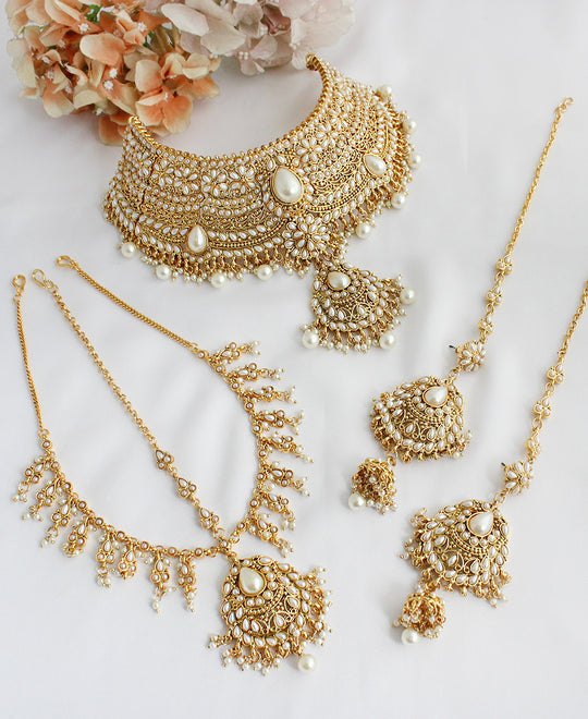 Savira Bridal Set-Pearl