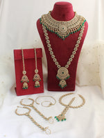 Jaanvi Bridal Set-Green