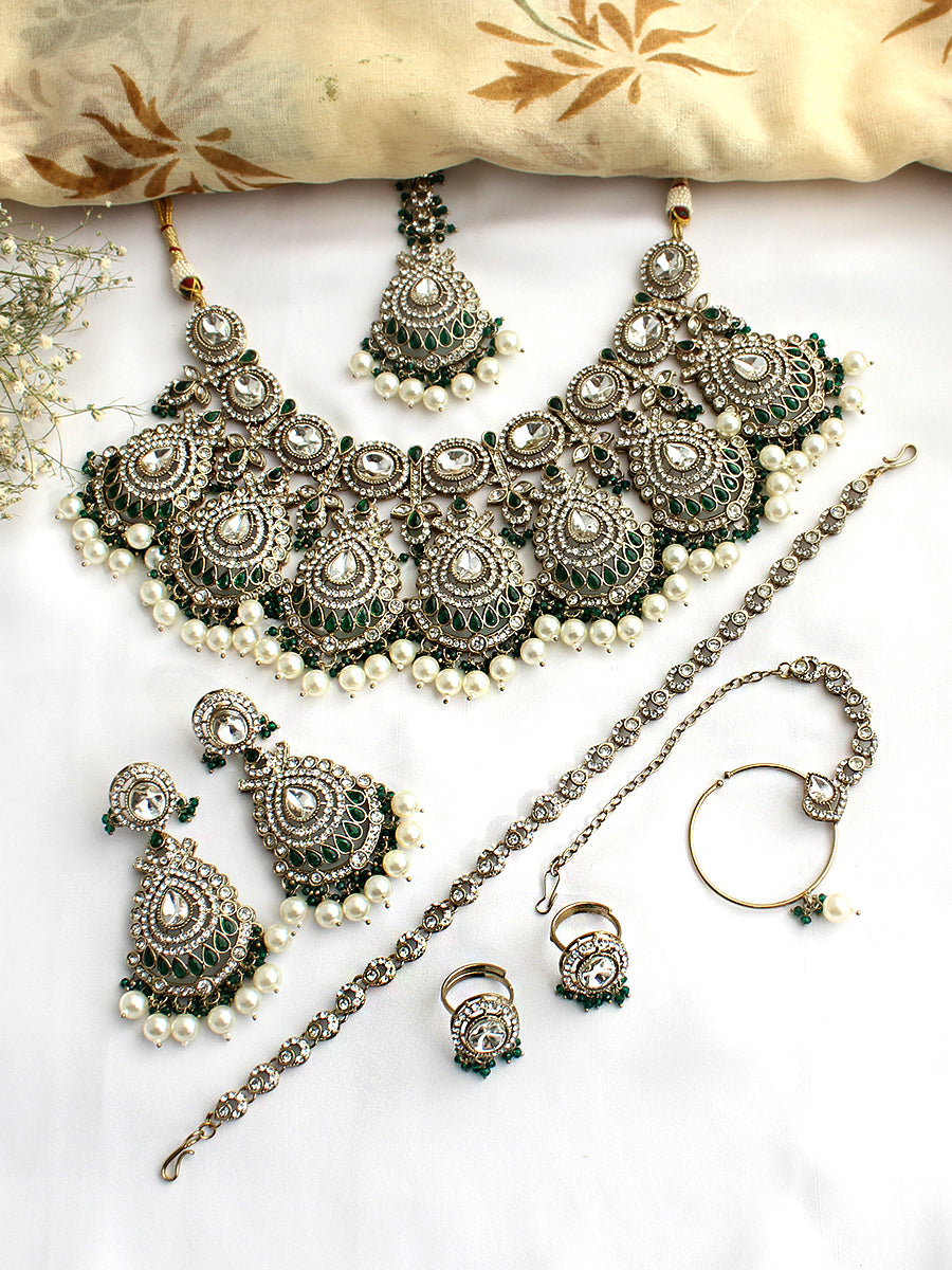 Amisha Bridal Set-Green