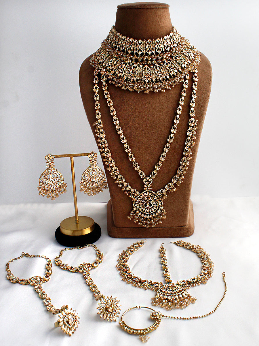 Kanvika Bridal Set-Gold