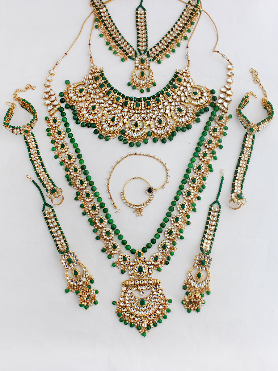 Vedika Bridal Set-Green