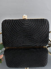 Simone Clutch Bag-Black