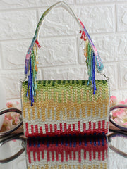 Jassica Flapover Clutch bag / Purse-Style-2 -Multicolor