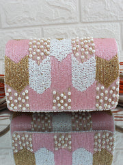 Liyana Flapover bag / Purse-Pastel Pink