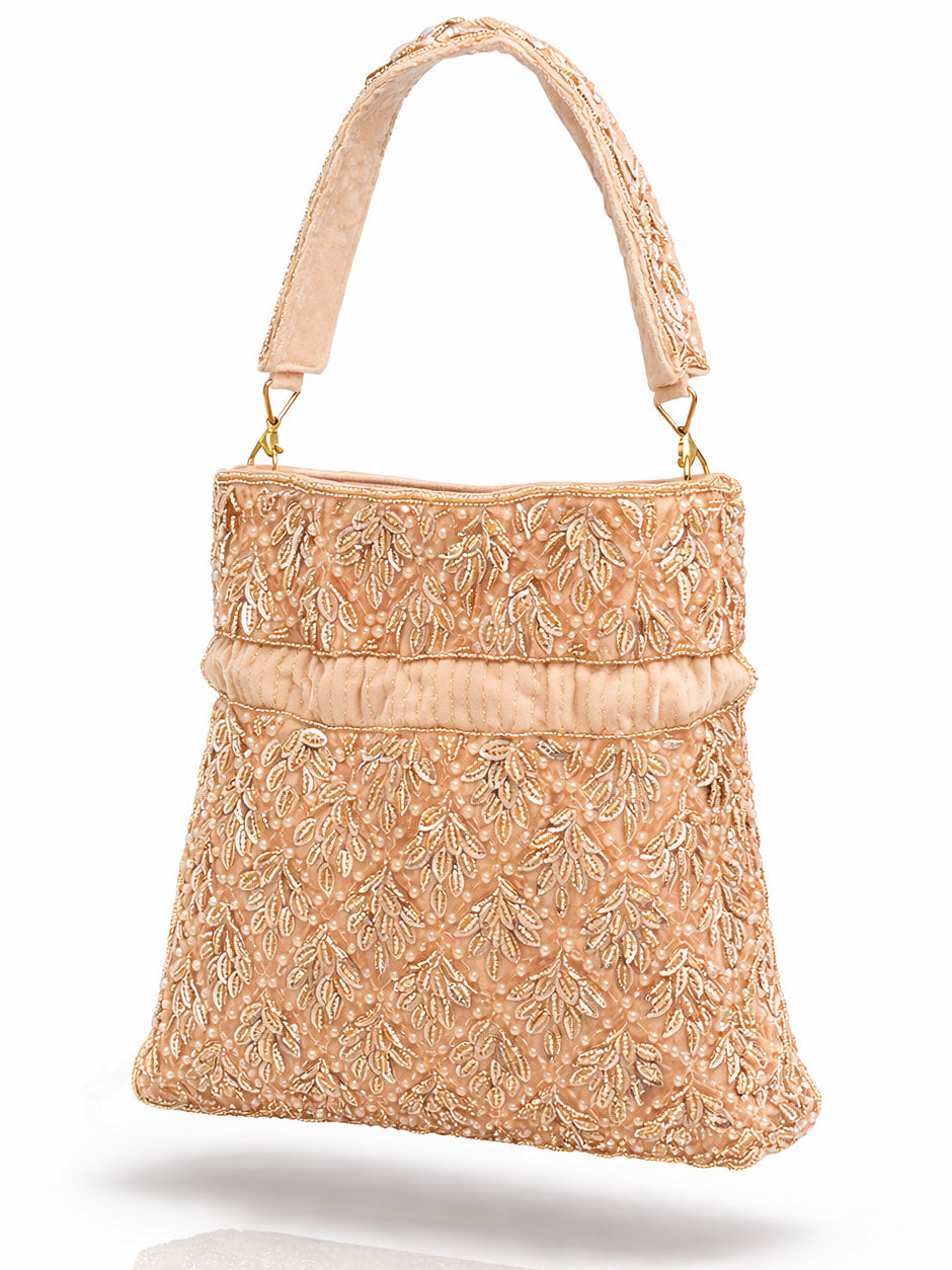 Nishvi Potli Bag - Peach