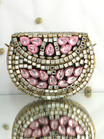 Saima Micro Clutch Bag-Pink