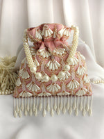 Navika Potli Bag-Pastel Pink