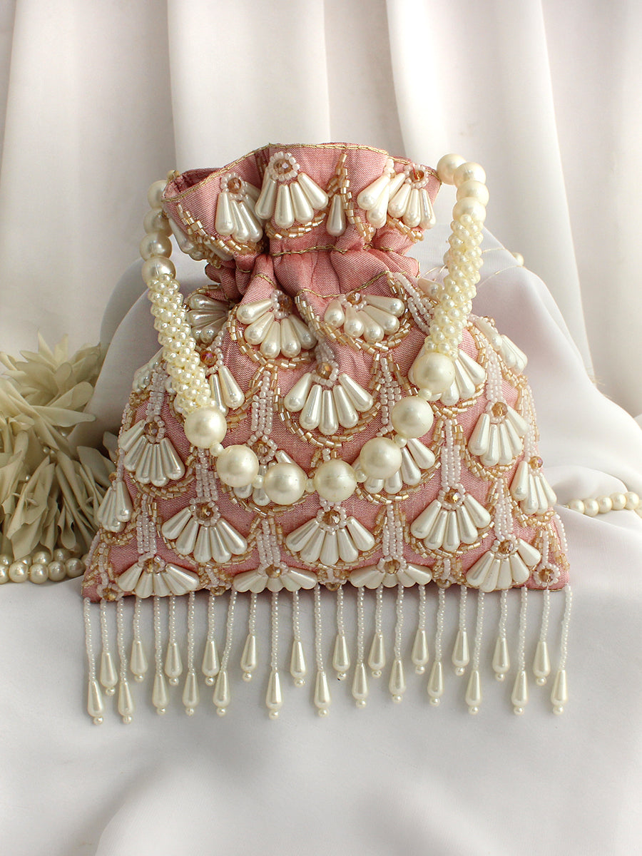 Navika Potli Bag-Pastel Pink