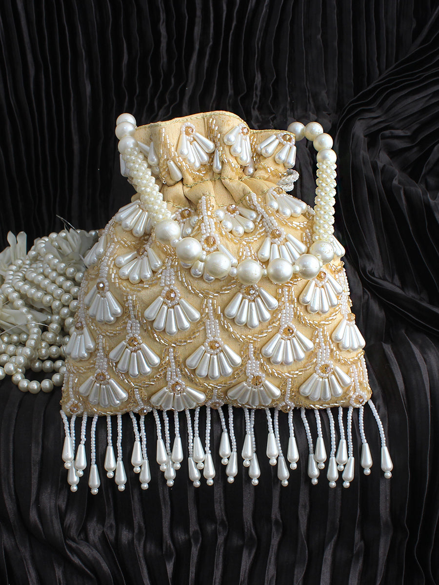 Navika Potli Bag-Ivory