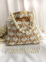 Navika Potli Bag-Beige