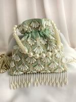 Navika Potli Bag-Mint Green