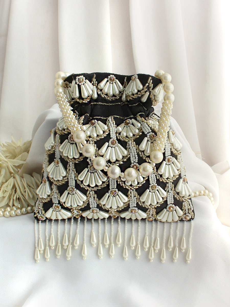 Navika Potli Bag-Black