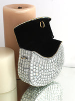 Nigaar Mini Clutch Bag-Silver