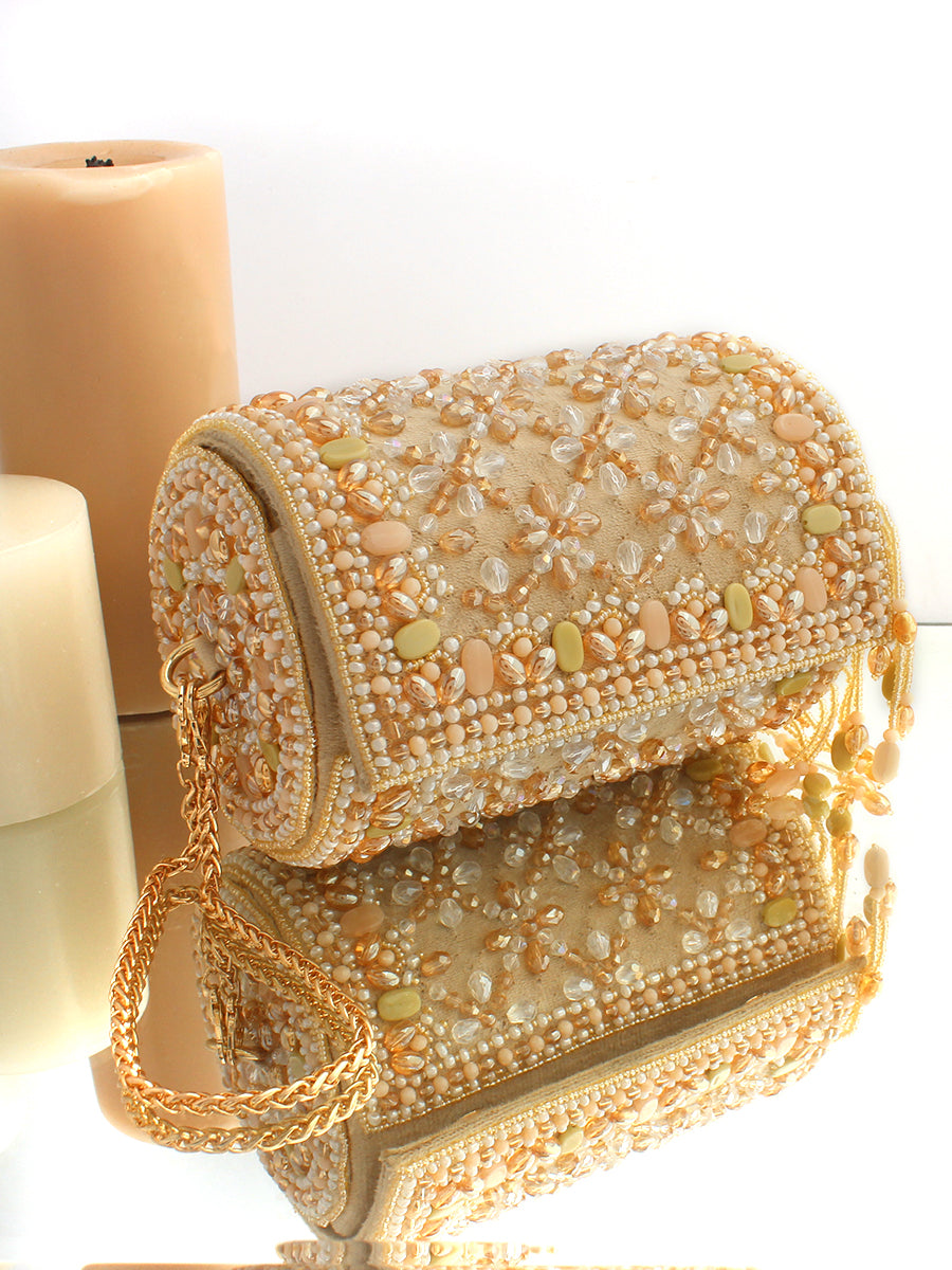 Sameera Clutch Bag-Gold