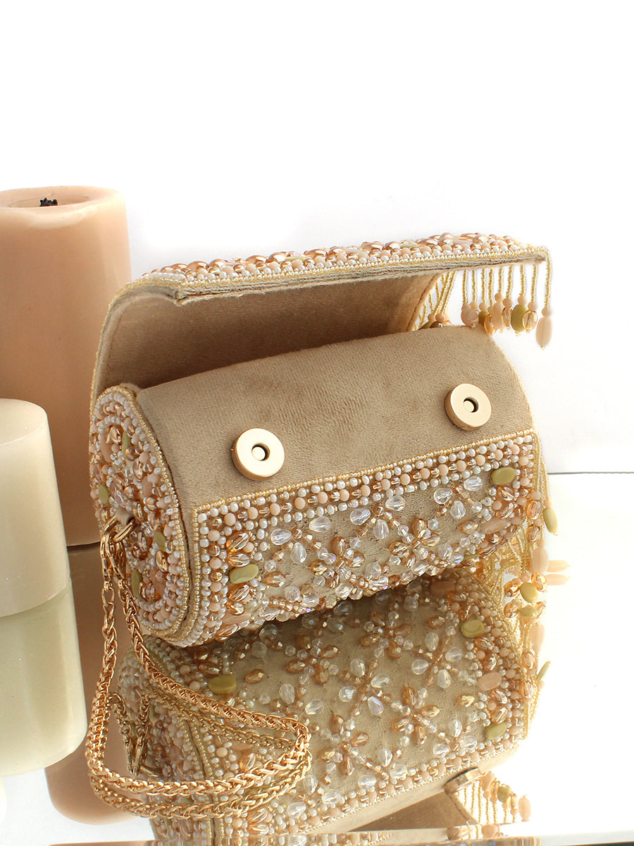 Sameera Clutch Bag-Gold