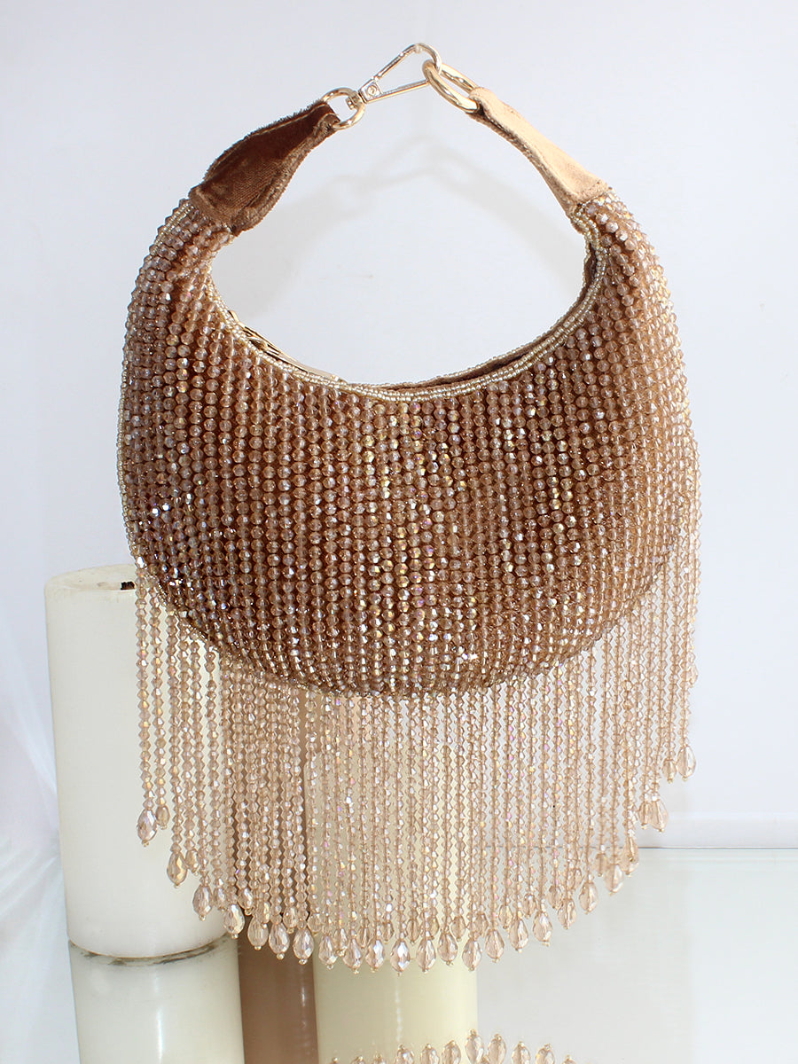 Navira Hand Bag-Antique Gold