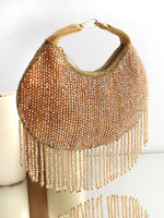 Navira Hand Bag-Gold