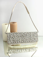 Noshin Clutch Bag-Silver