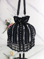 Tavisha Potli Bag-Black