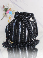 Tavisha Potli Bag-Black