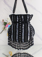 Tavisha Potli Bag-Black