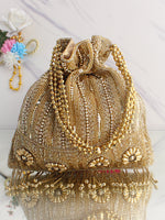 Lavika Potli Bag-Gold