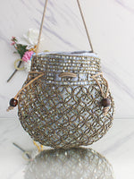 Aneeza Potli Bag-Grey