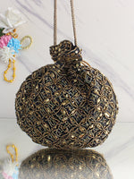 Aneeza Potli Bag-Black