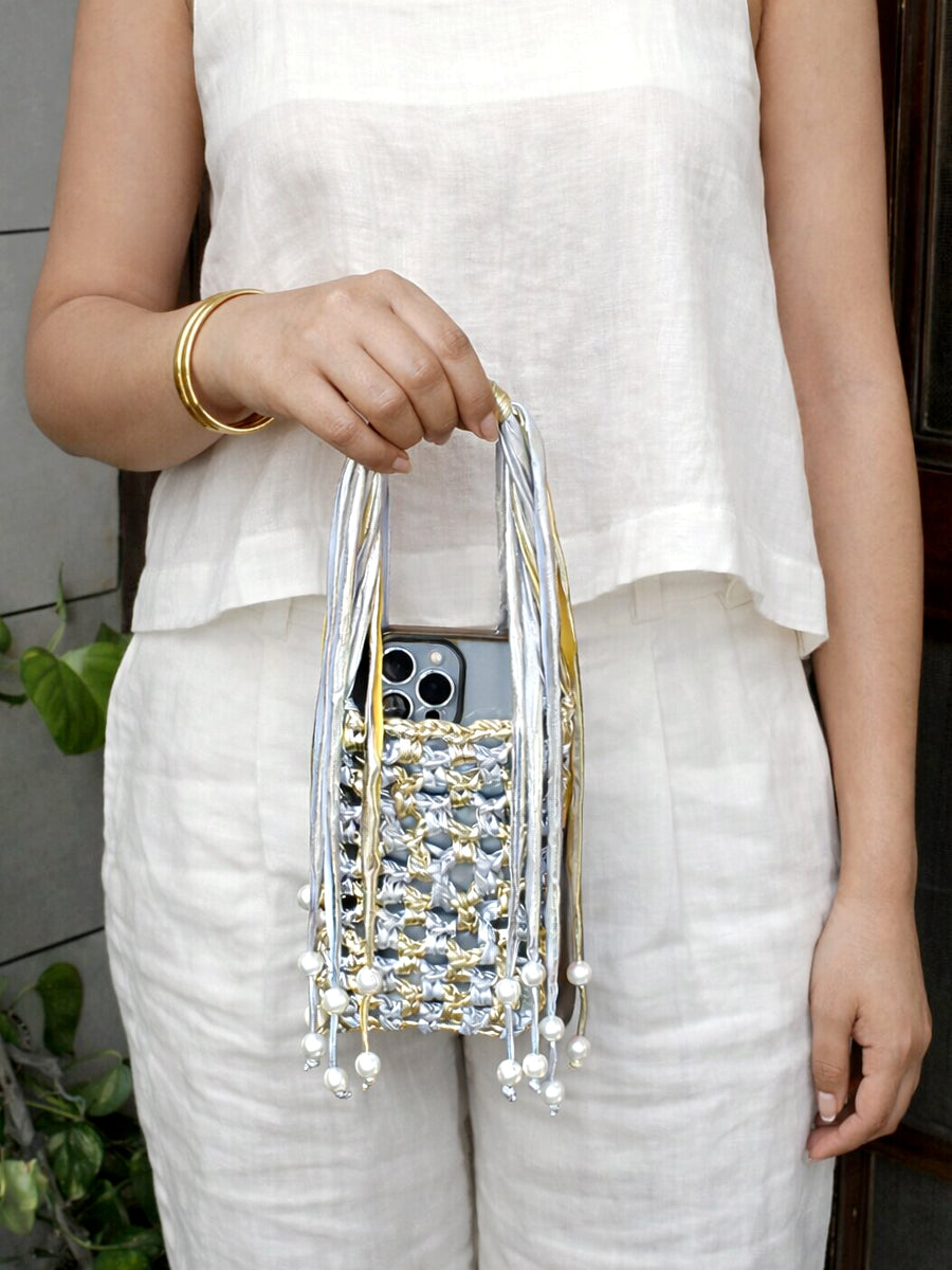Alina Crochet Mobile Bag