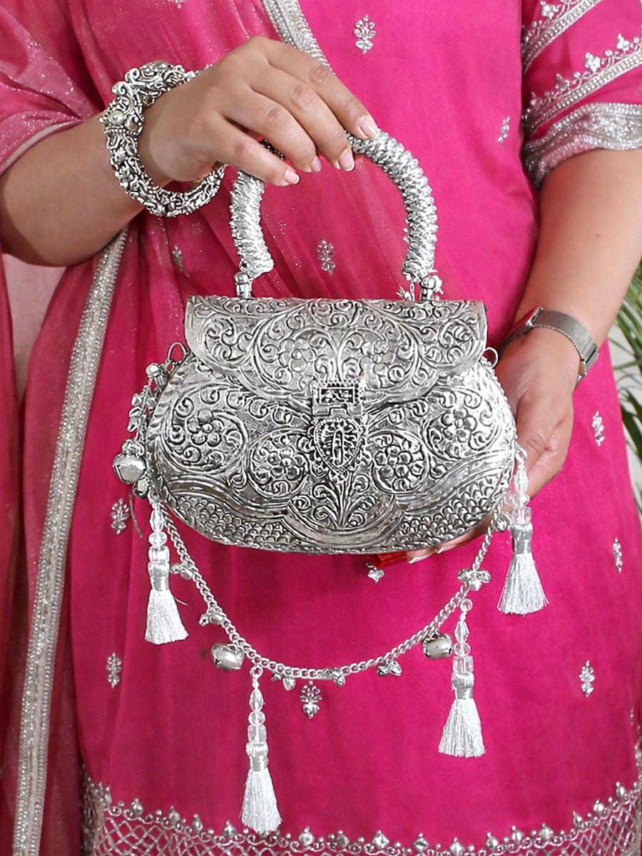 Nikisha Bag-Silver