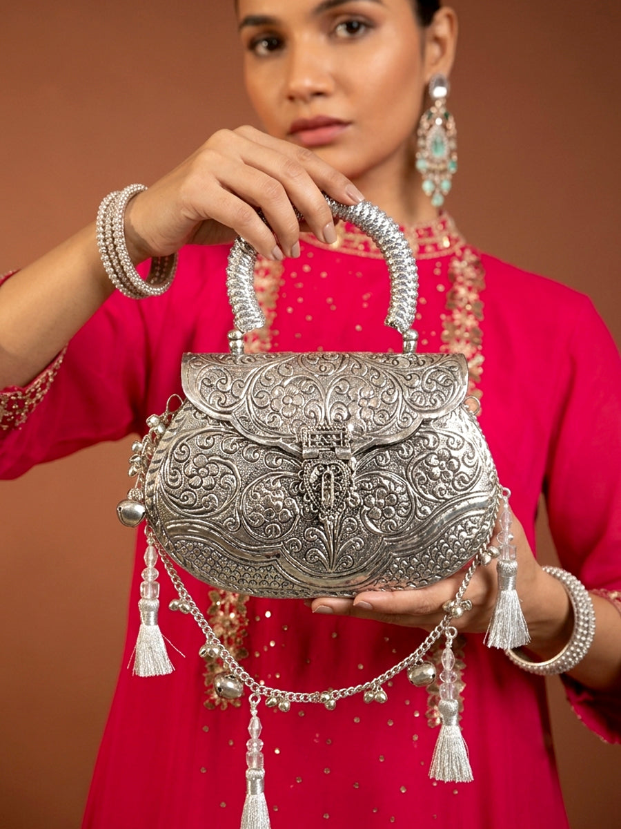 Nikisha Bag-Silver