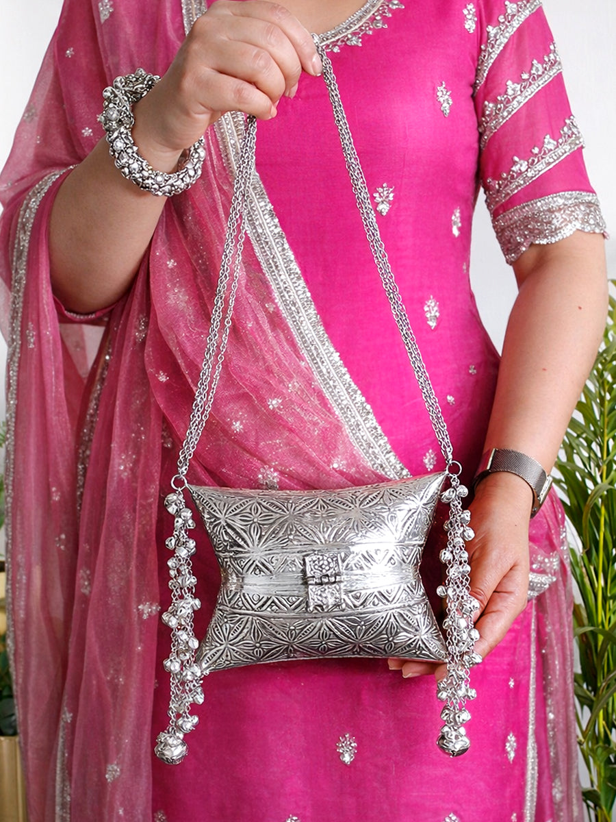 Sreeti Bag-Silver