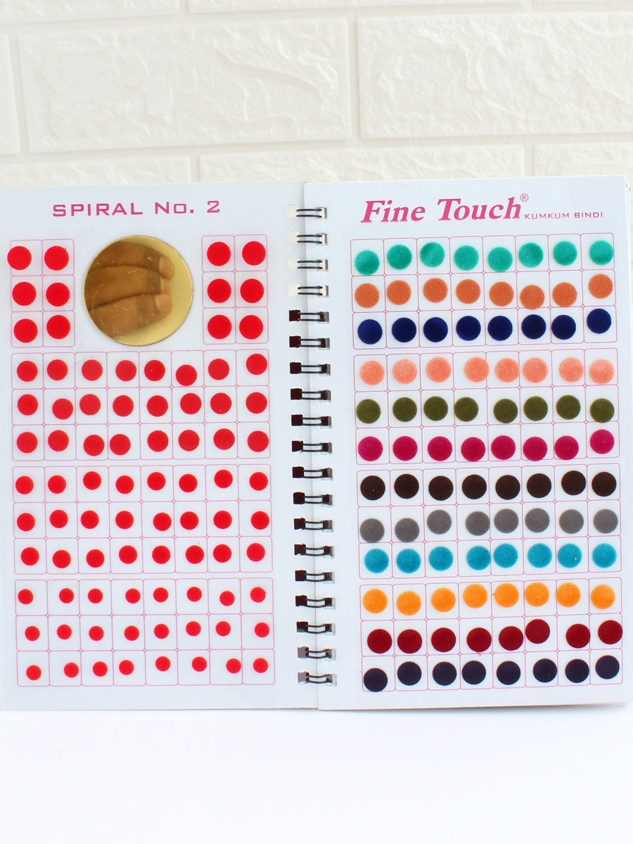 Multi Color Plain Sticker Bindi Book