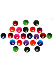 Pack of 6 Multi Color Bindi Card