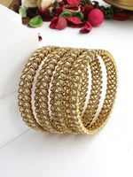 Tamanna Bangle Set-Gold