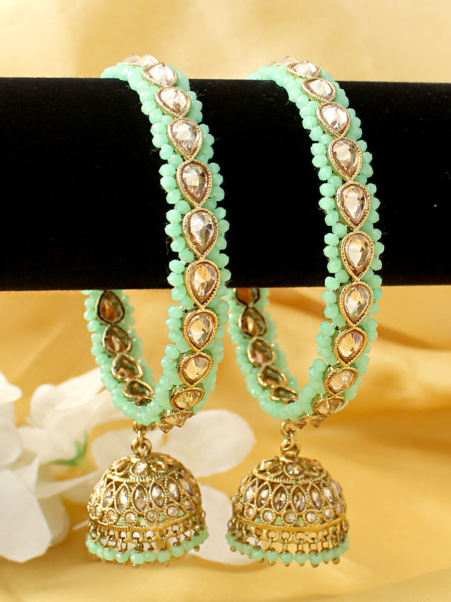 Yamika Bangle Set-Mint Green
