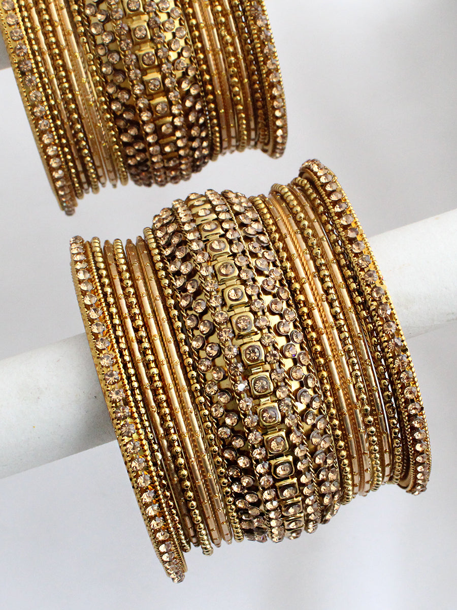 Maryam Bangle Set-Gold