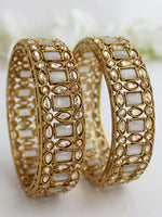 Alekhya Bangle Set-Grey