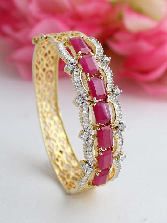 Simin Bangle Bracelet-Ruby